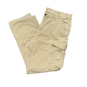 Carhartt Relaxed Fit Cargo Pants Mens 38x32 (act 38x29) Tan Workwear